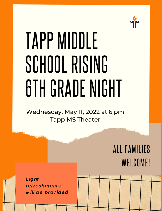 Rising 6th Grade Parent Night