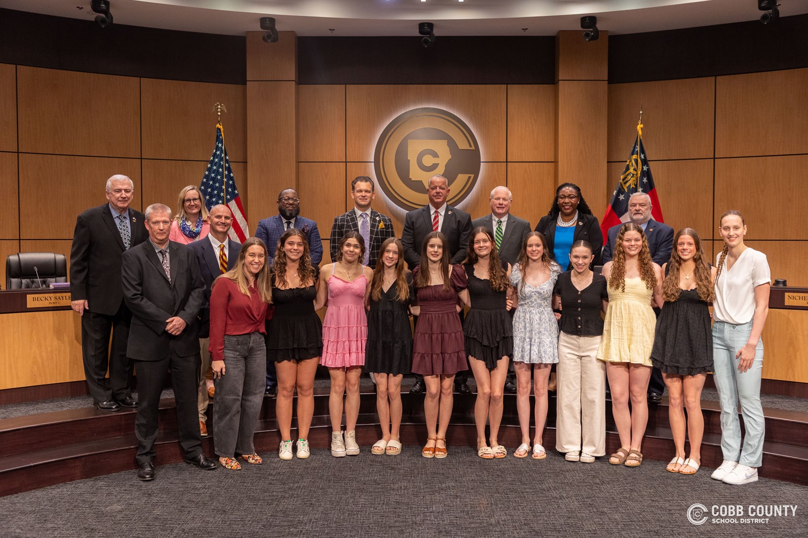 2024 – 2025 GHSA Class 5A Swim & Dive – Girls Overall State Champions – Lassiter High School