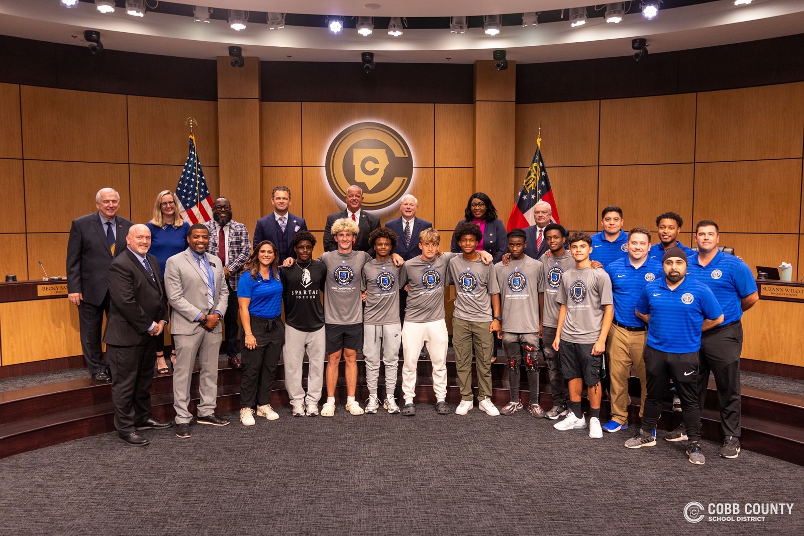 2024-2025 GHSA Class 6A Boys Soccer State Champions – Campbell High School 
