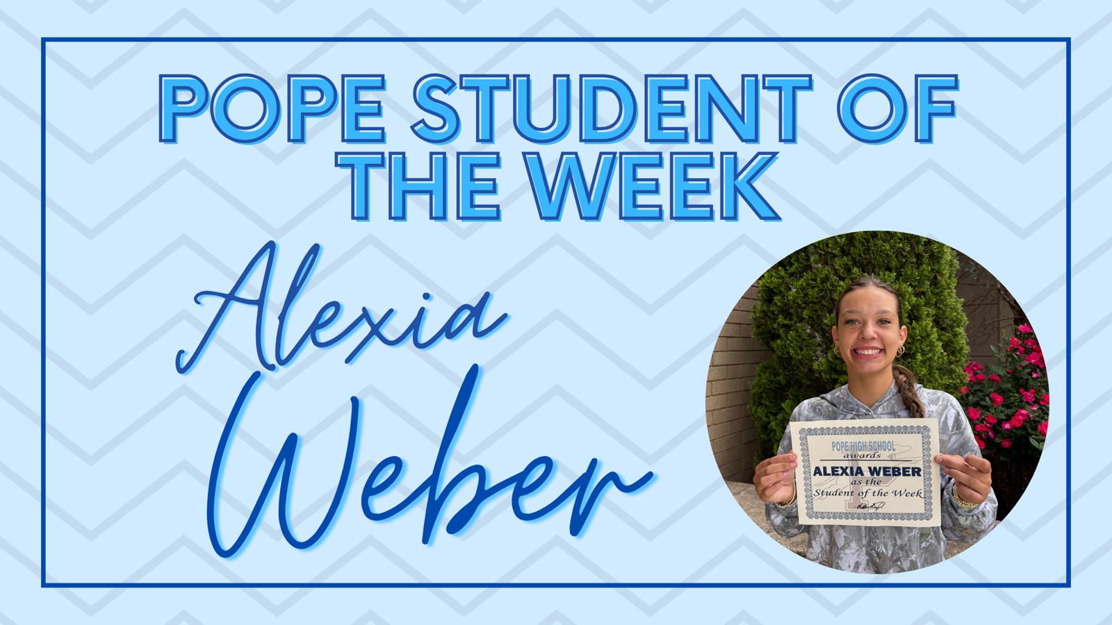 student of the week
