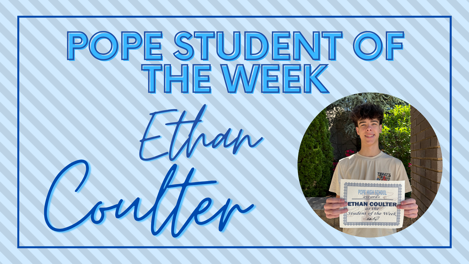 student of the week