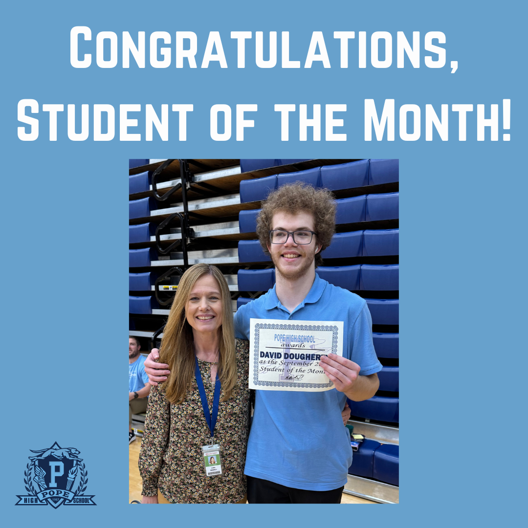 student of the month and teacher