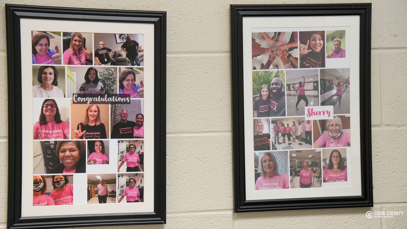 Fellow KMHS teachers supported Williams through her battle with breast cancer.