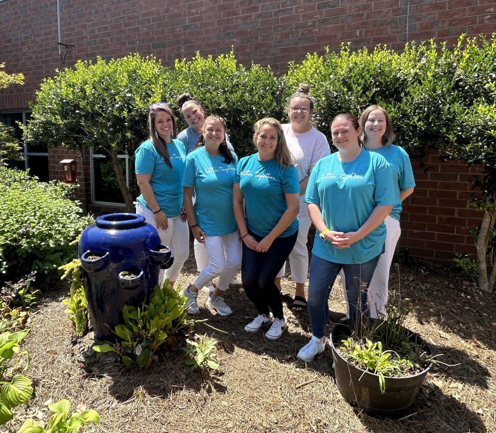 Picture of Bridge Team: Front Row: Ally Crisp, Michelle Bachman, Erin Wolf, Savannah Hurst Back Row: Ilie Strauts, Autumn Camp, and Mary Clauss