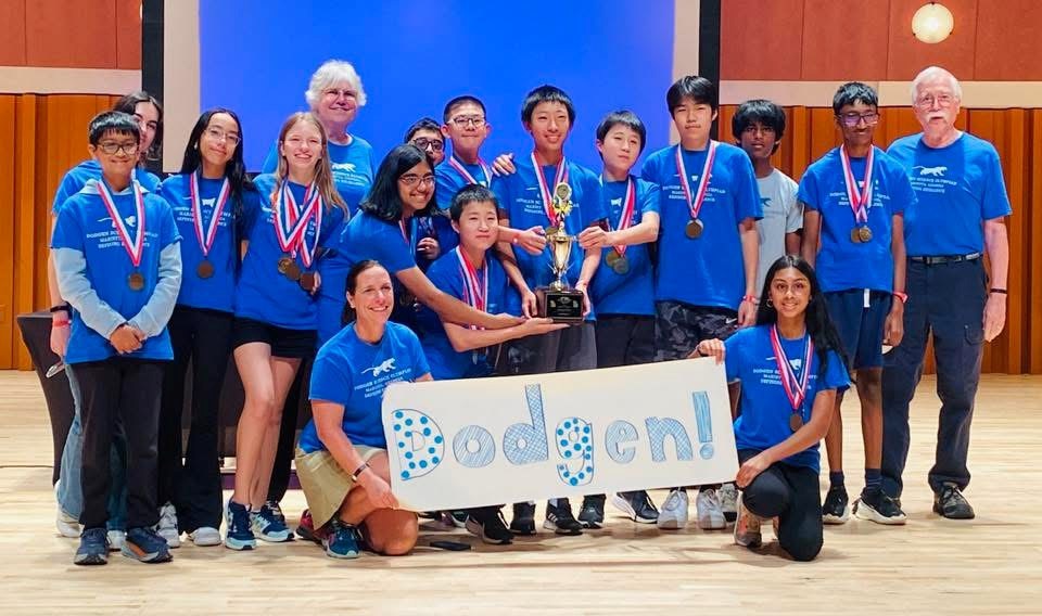 Dodgen MS Science Olympiad team