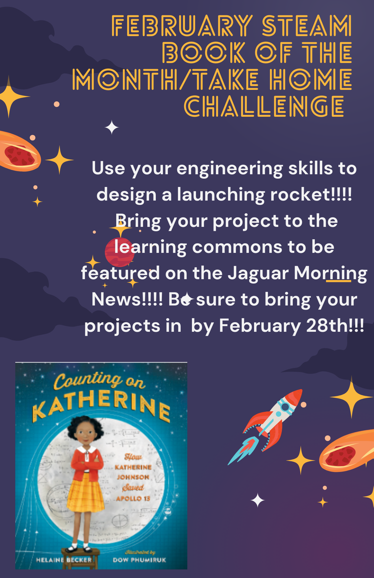 February Steam Book of the Month Take Home Challenge