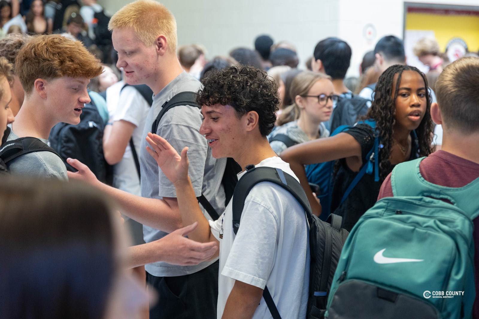 The Lassiter campus came alive with excitement as students reunited with friends and teachers.