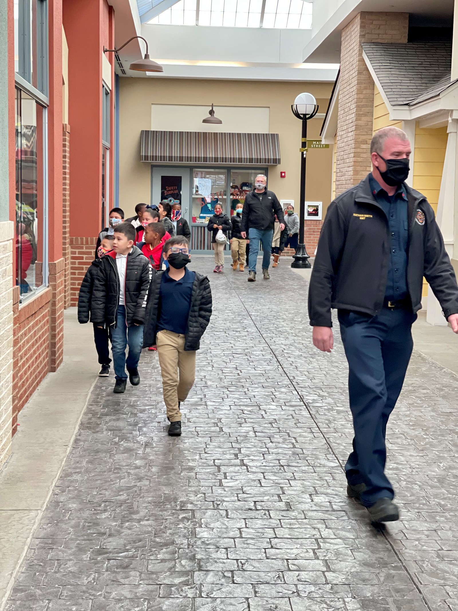 tour of the replica town