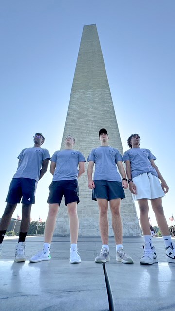 KMHS Academic Team at the Washington Monument