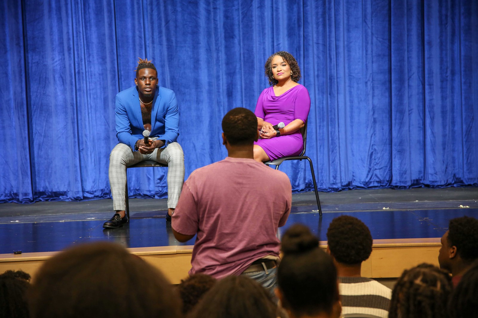 AI Winner Jamal Roberts visits CCCEPA