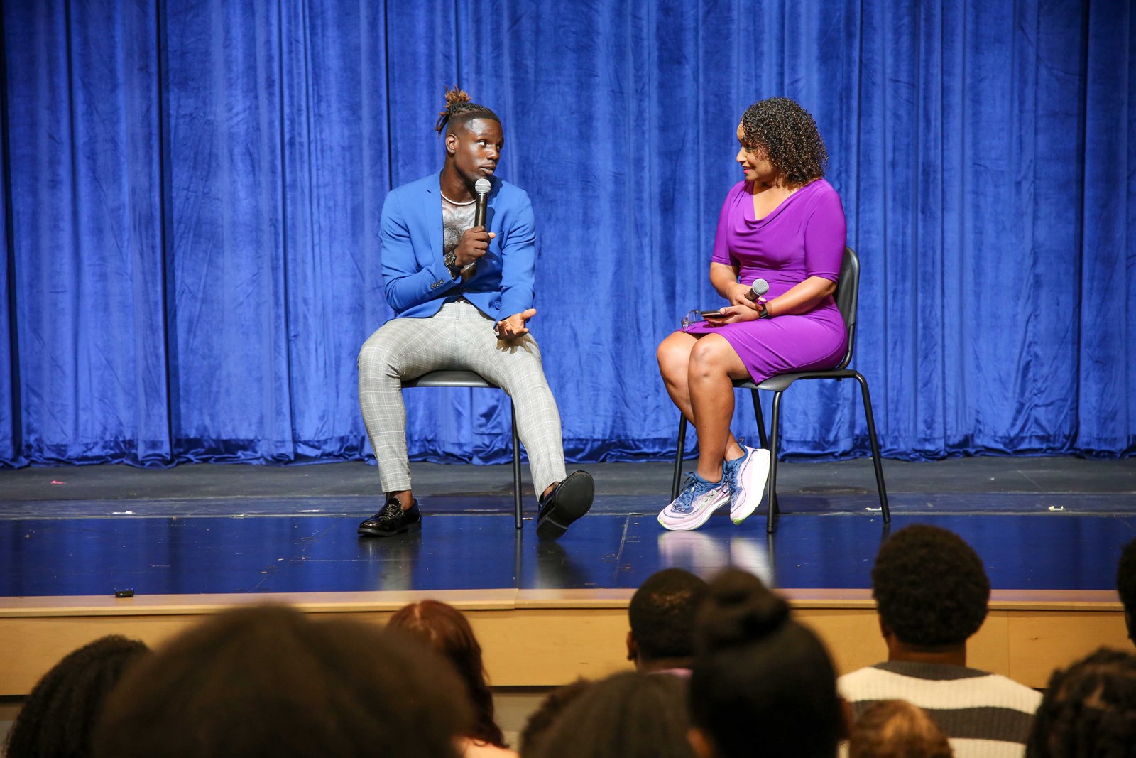 AI Winner Jamal Roberts visits CCCEPA