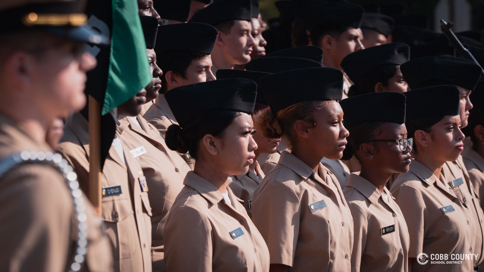 KMHS JROTC cadets led a moving ceremony to honor 9/11 and those who sacrificed their lives.