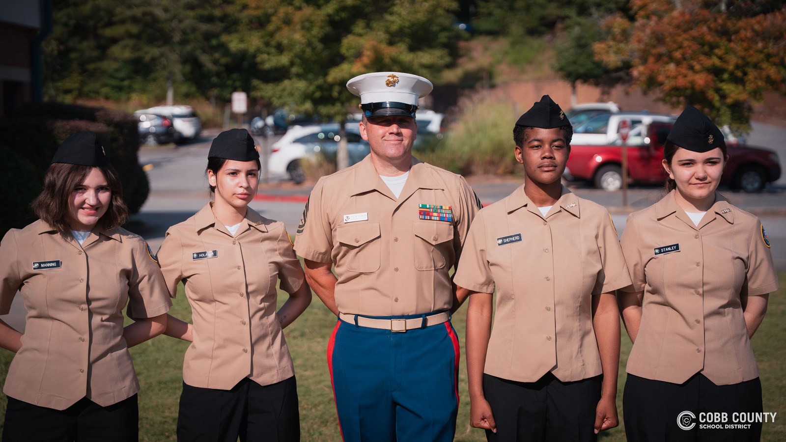 KMHS JROTC cadets led a moving ceremony to honor 9/11 and those who sacrificed their lives.