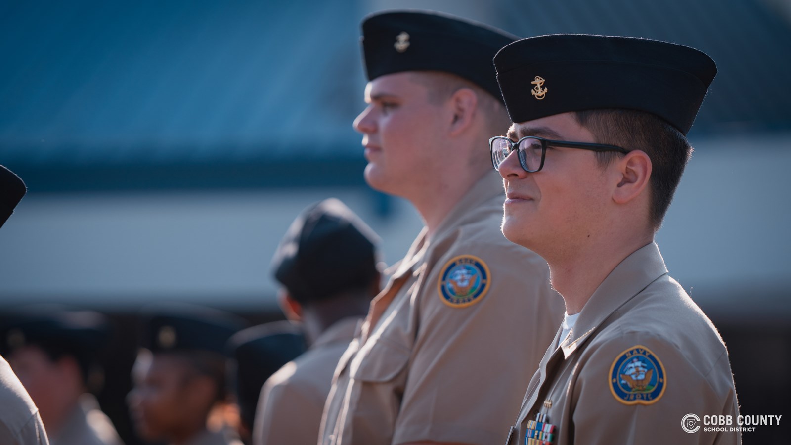 KMHS JROTC cadets led a moving ceremony to honor 9/11 and those who sacrificed their lives.
