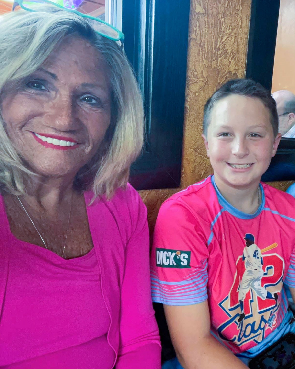 Logan with his Grandma