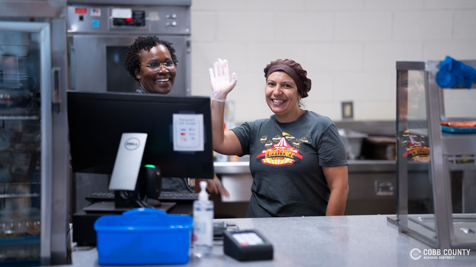 Cobb Schools Food and Nutrition Services team helped fuel student success on the first day of school, serving up healthy meals with a smile to keep students energized and ready to learn.