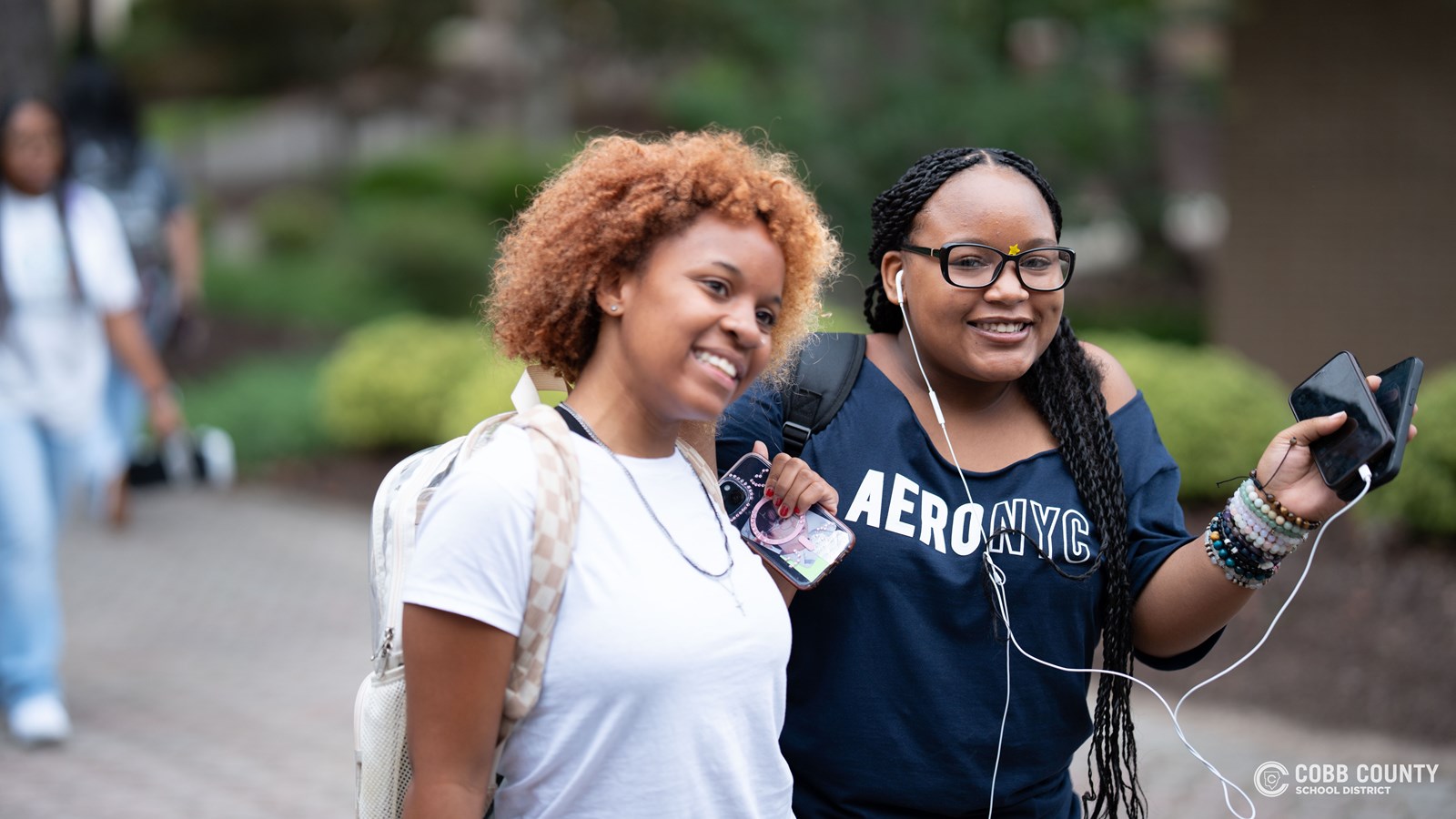 The walk across McEachern’s iconic campus on the first day of school was filled with energy, smiles, and a sense of fresh beginnings.