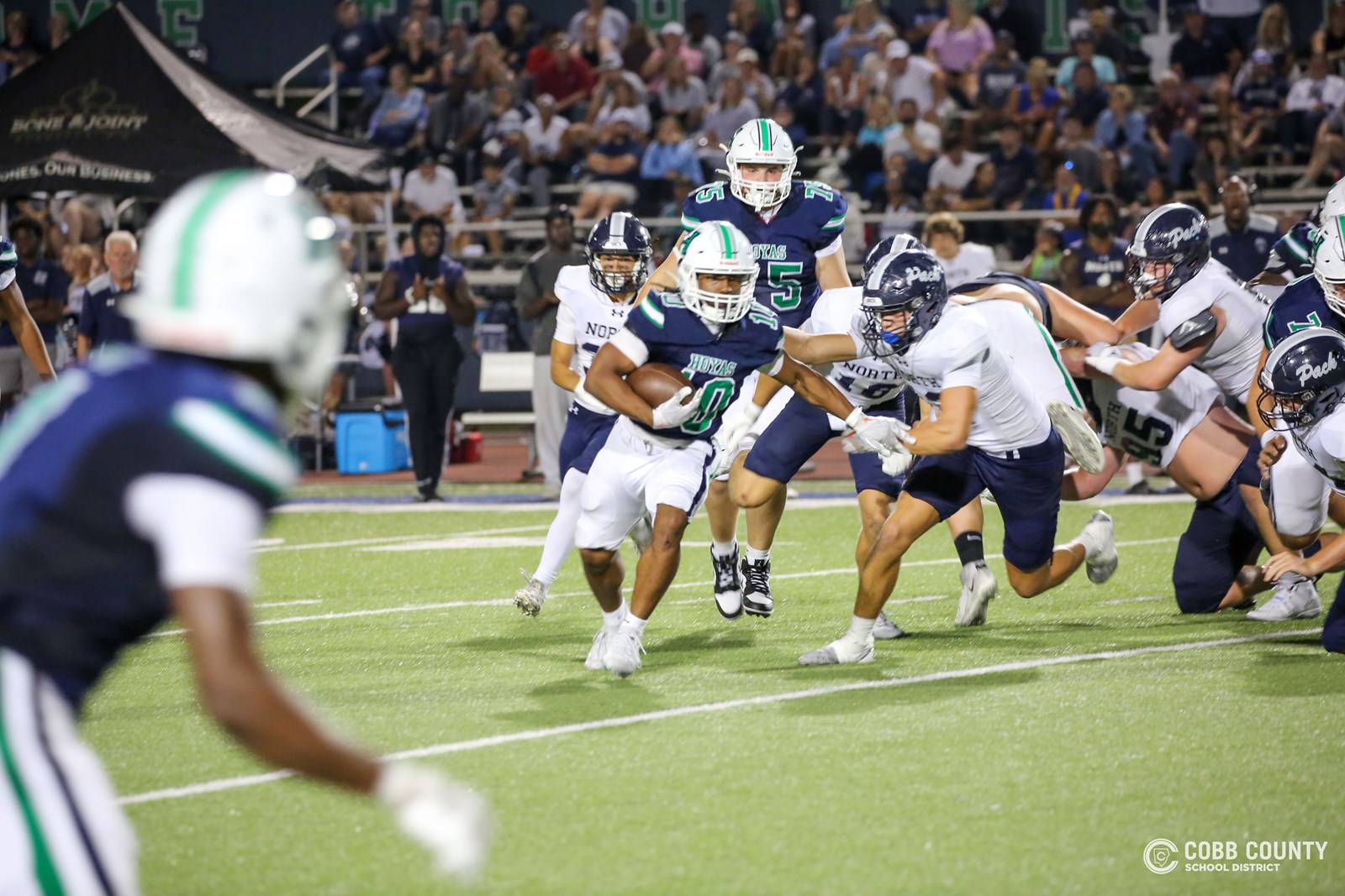 The Hoyas took the field with intensity in front of a home crowd.