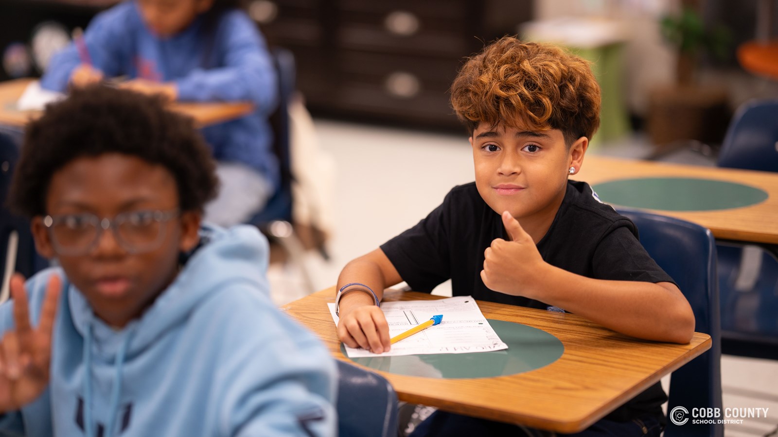 From homeroom to hallways, excitement was in the air at Pine Mountain Middle.