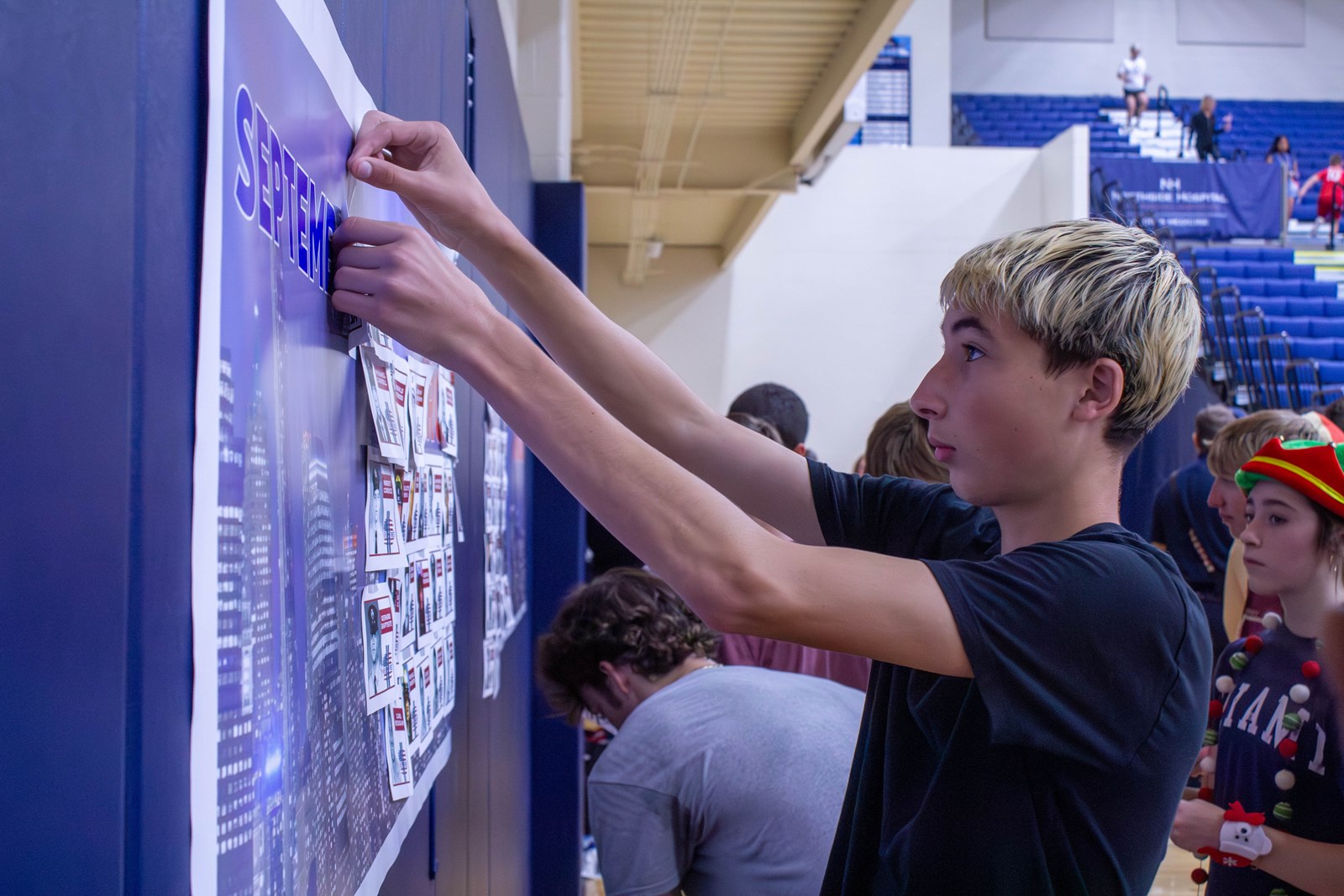 Pope High School students paused on Patriot Day to remember the lives lost on September 11, 2001.