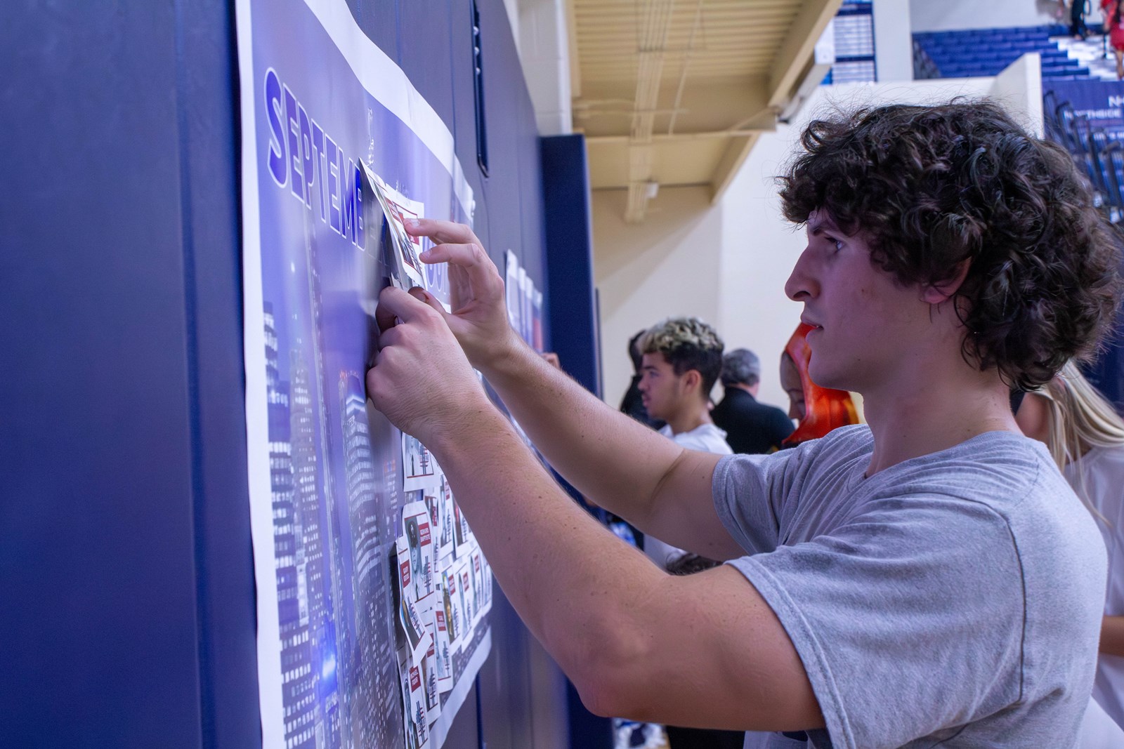 Pope High School students paused on Patriot Day to remember the lives lost on September 11, 2001.