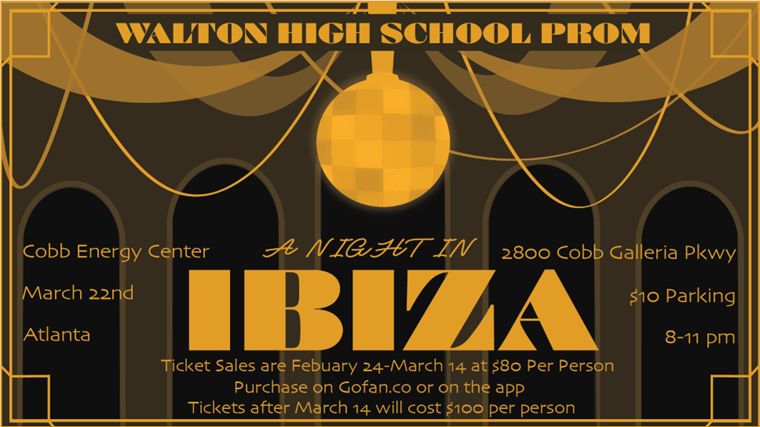 Walton High School Prom - A Night In Ibiza - March 22, 2025