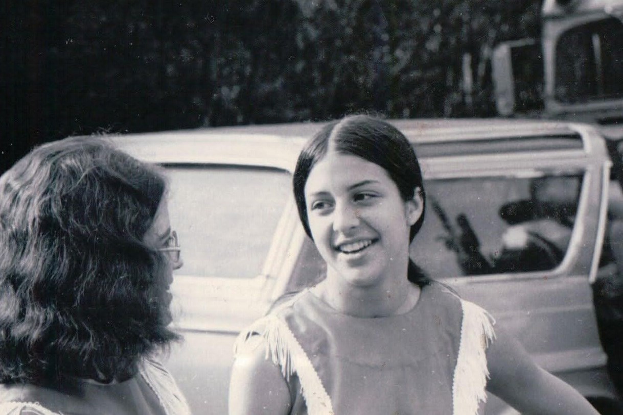 Regina Richards as a teenager