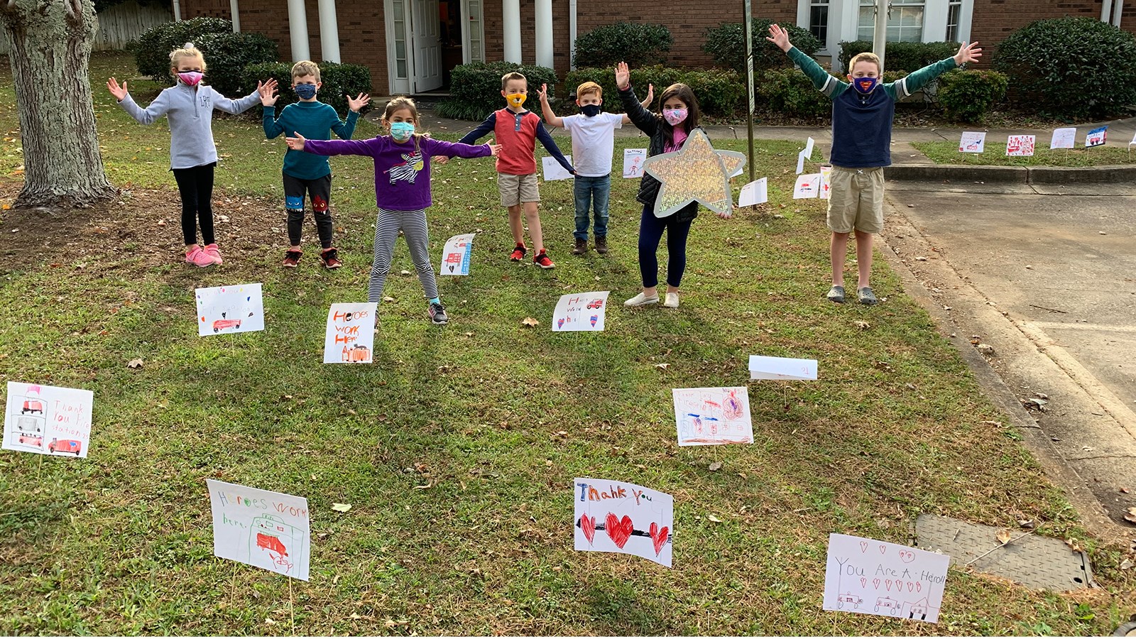 Rocky Mount students at fire station.jpg