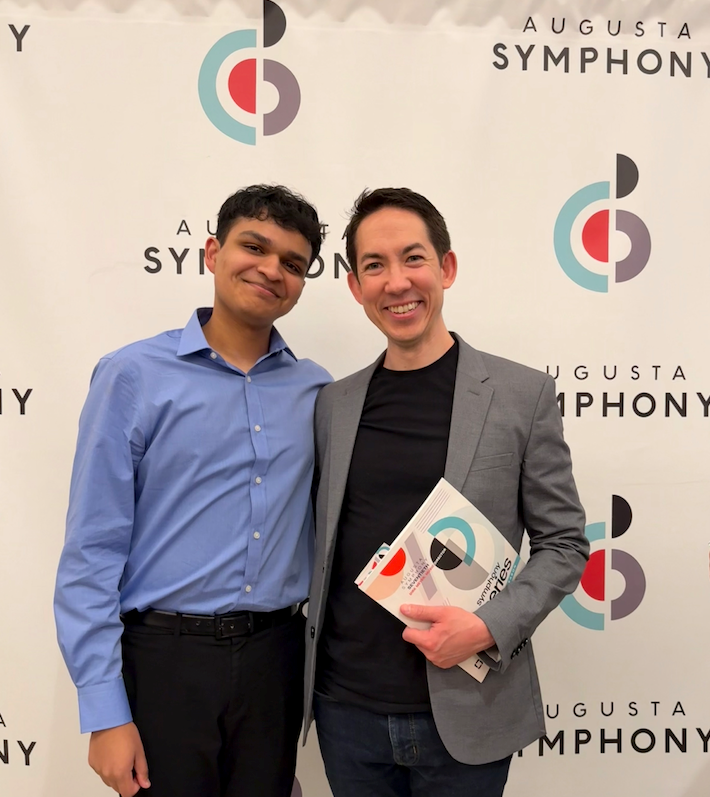 Neel and Koji Mori at Augusta Competition