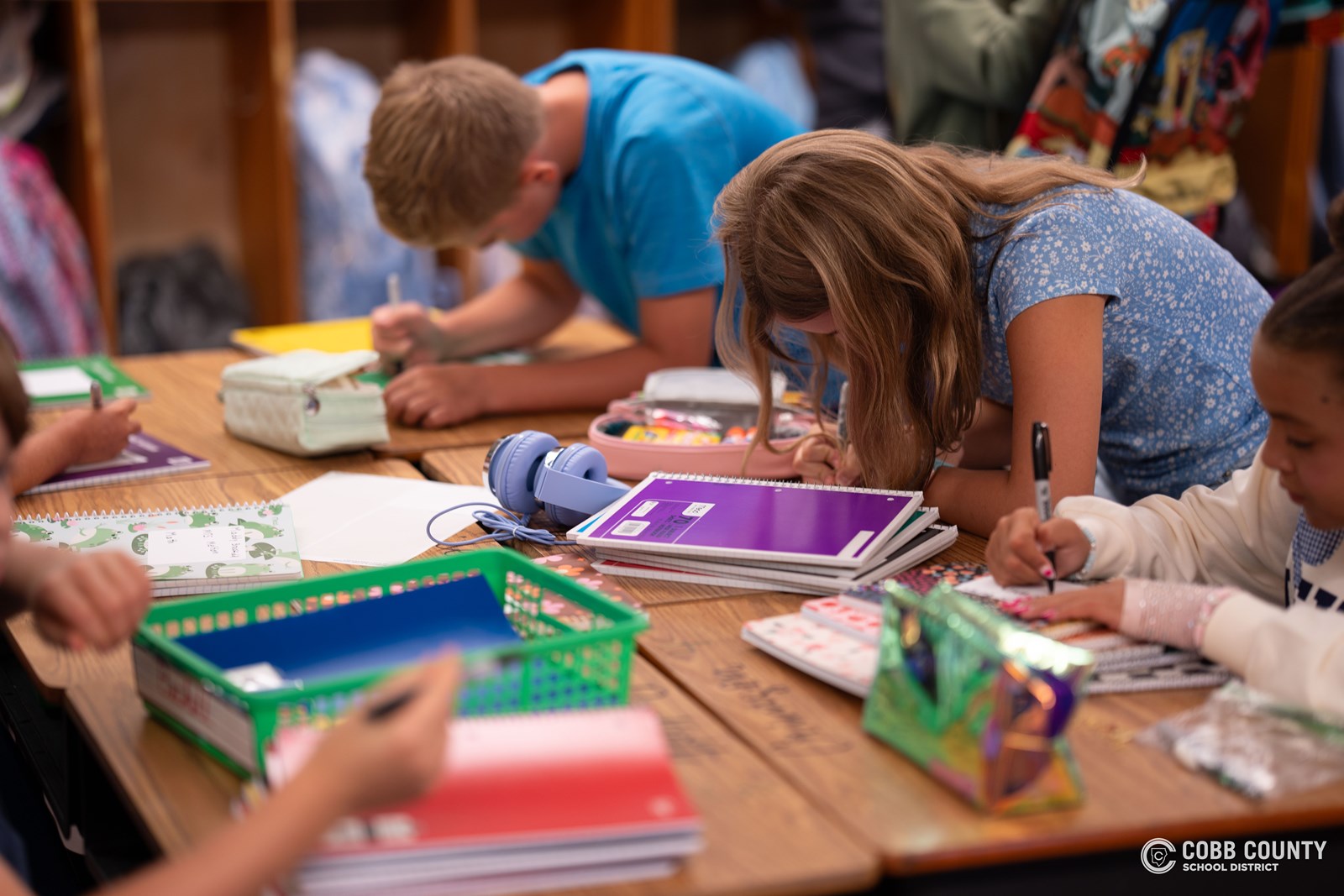 Students returned to Vaughan Elementary eager for new adventures in learning.