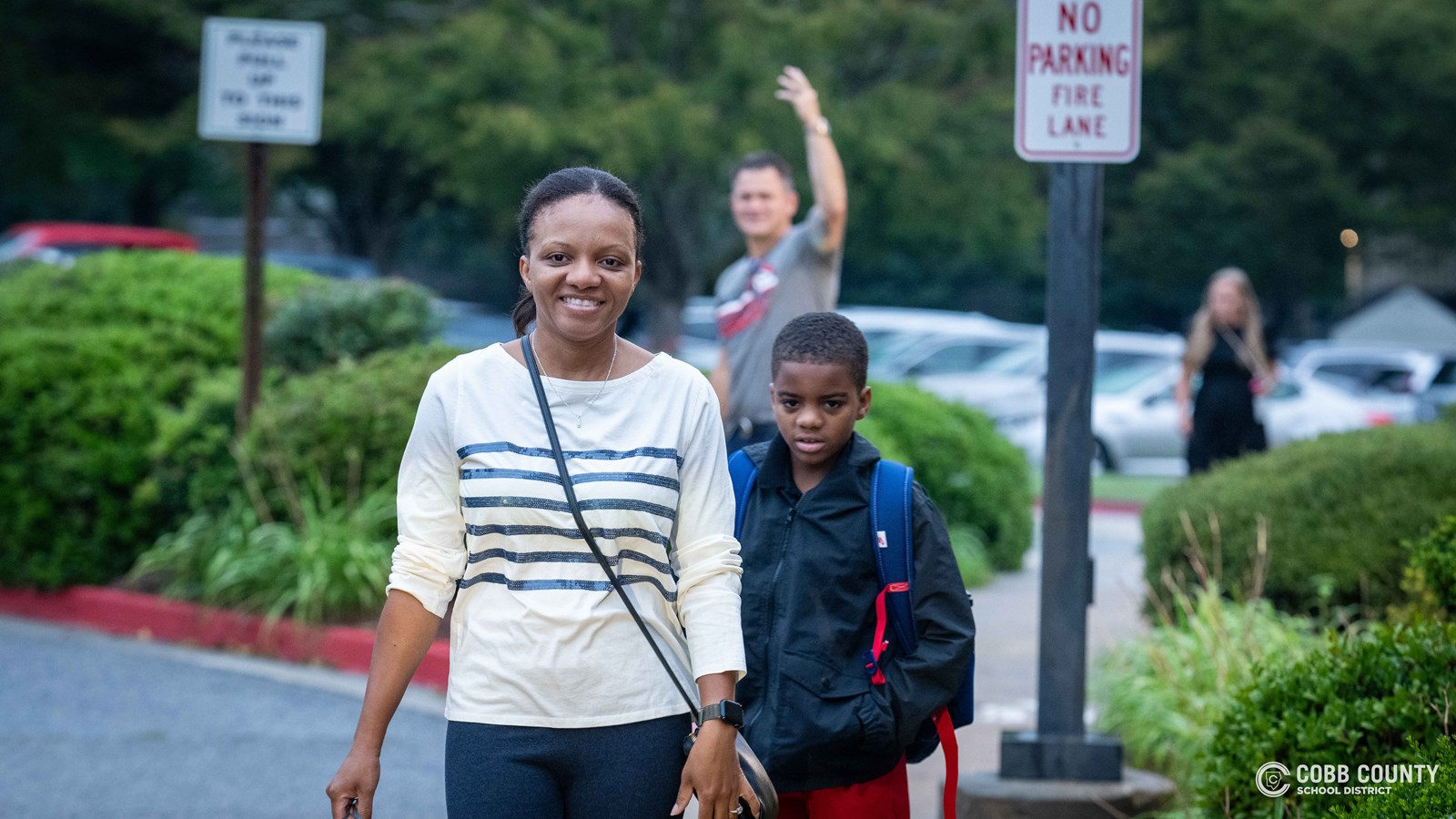Cobb Board Member John Cristadoro helped kick off the first day of school at Murdock Elementary School by greeting students and families during morning carpool, sharing smiles and a warm welcome to the new year.