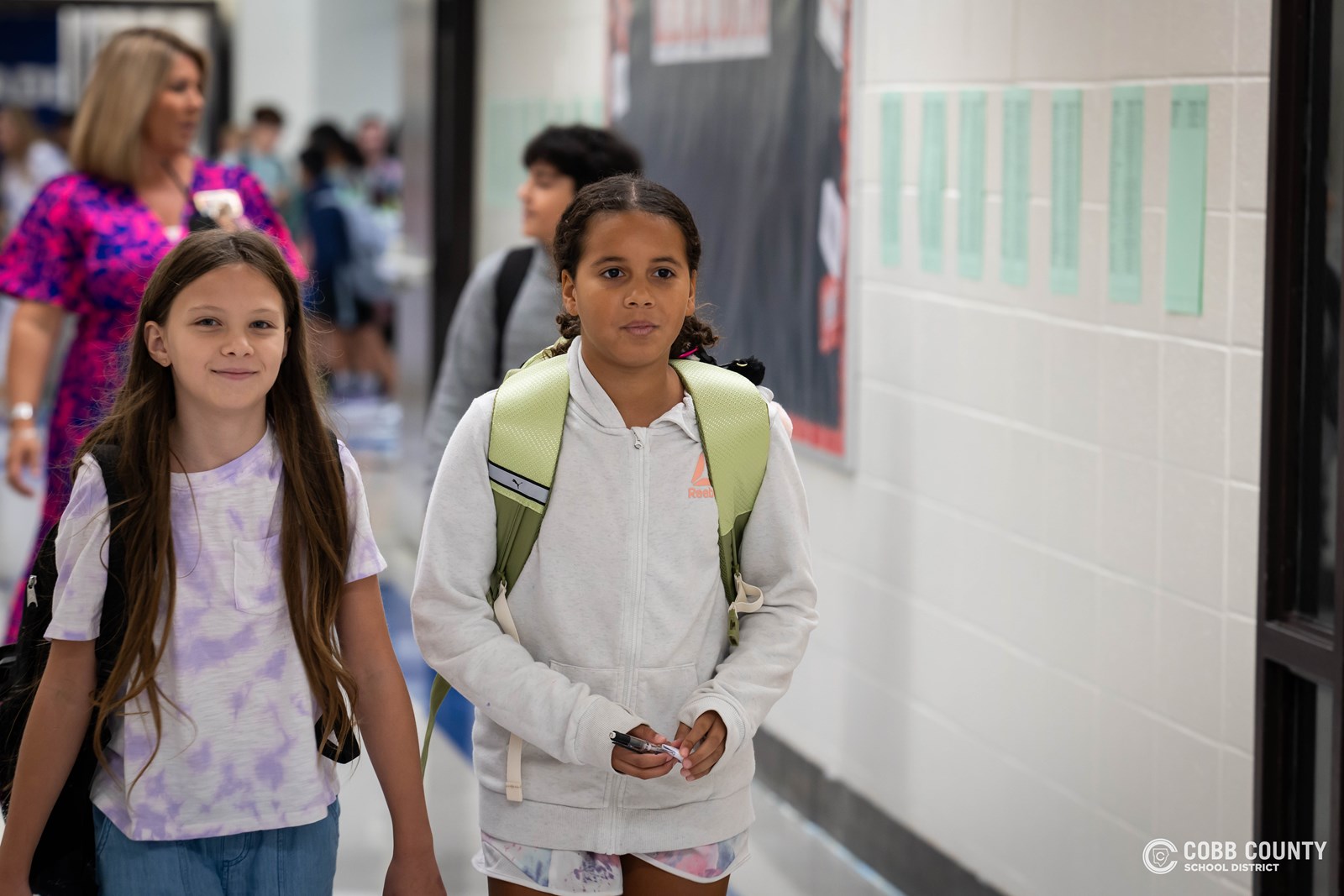 Dickerson Middle was all smiles as students returned for another year of growth and learning.