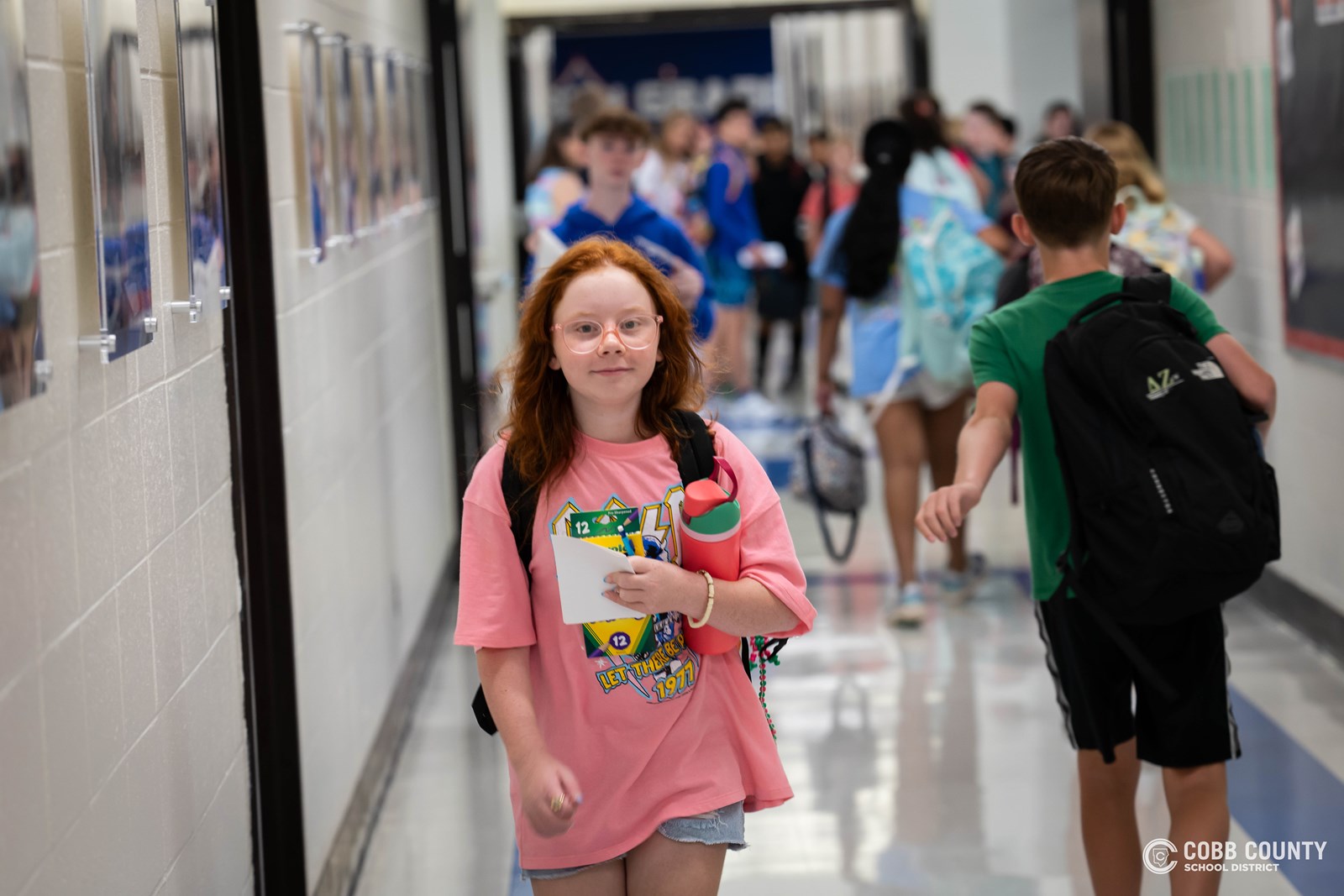 Dickerson Middle was all smiles as students returned for another year of growth and learning.