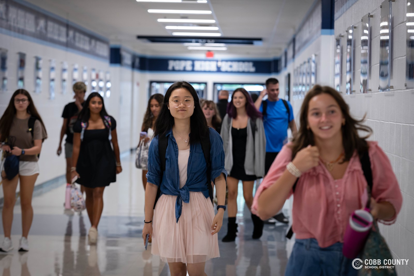 Students at Pope High are hitting the ground running this school year.