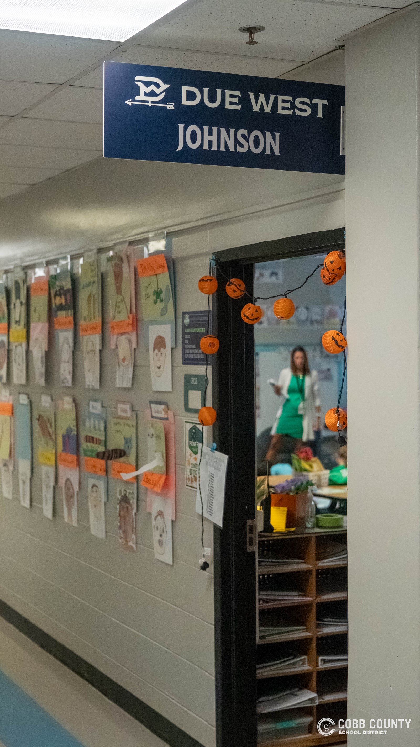 Mrs. Johnson's Due West classroom