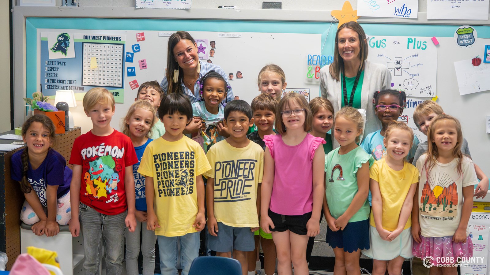 Mrs. Johnson's 1st grade students
