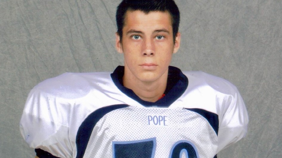 Matt Hobby in uniform