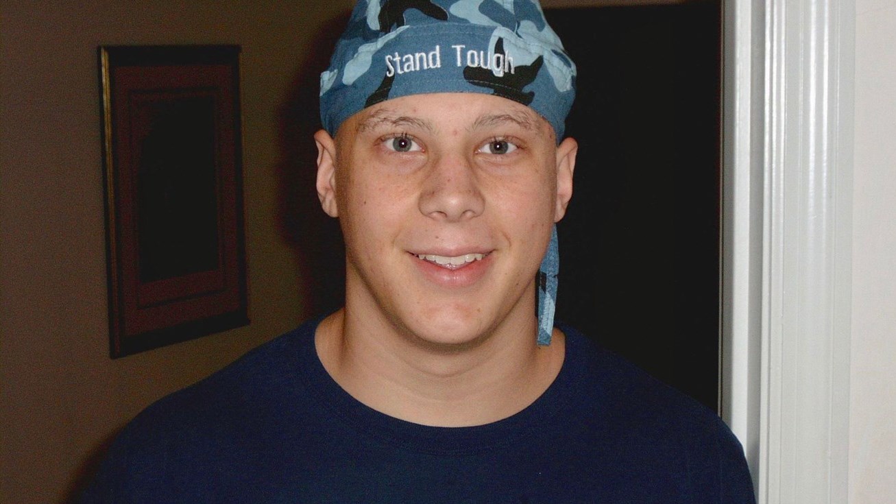 Matt Hobby in Stand Tough bandana