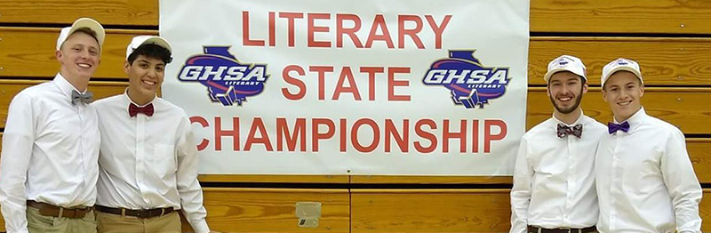 Literary State Championship Students. 