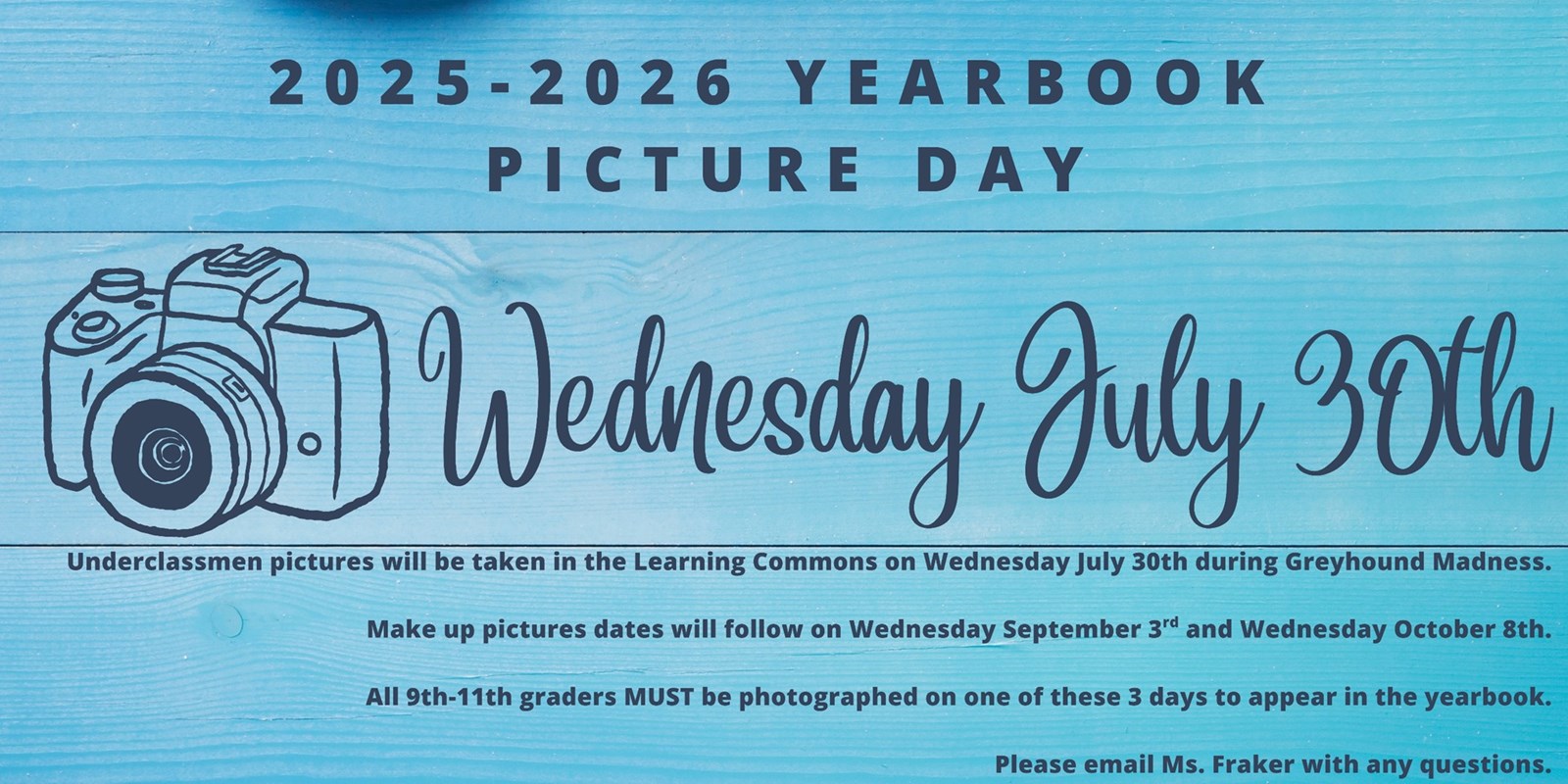 picture day information graphic