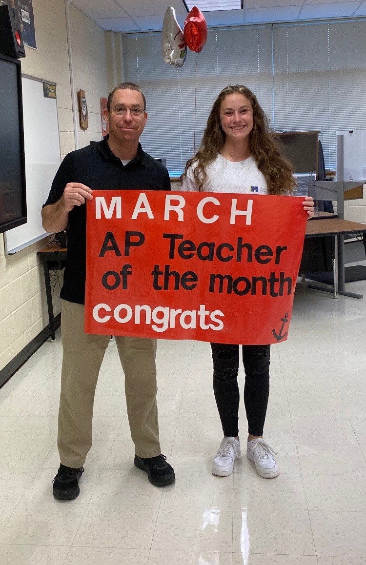 Mr. Dean and Student