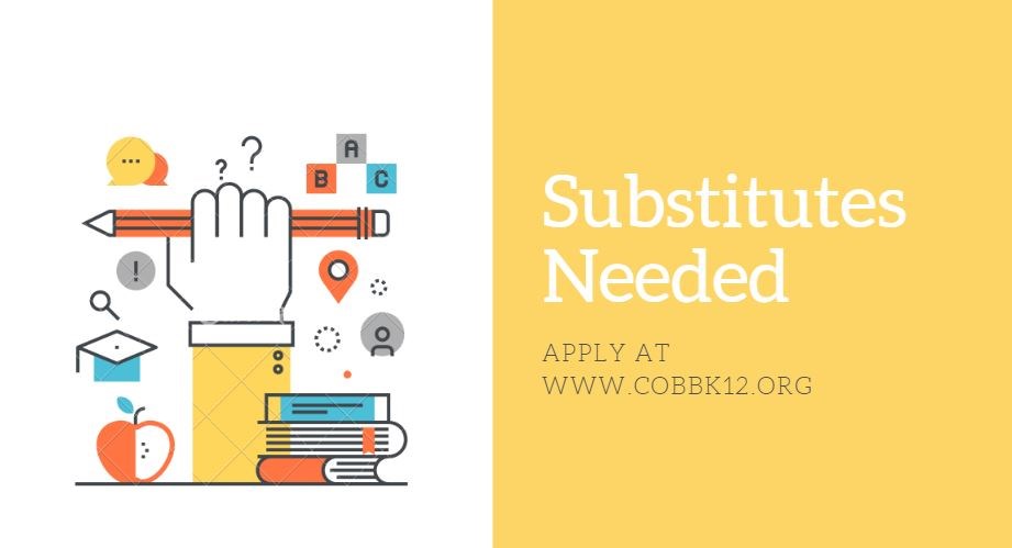 Substitutes Needed