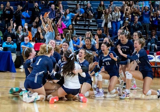 volleyball action