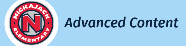 Advanced content heading banner