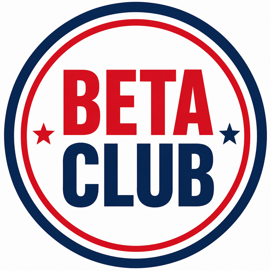 Beta Club in a circle