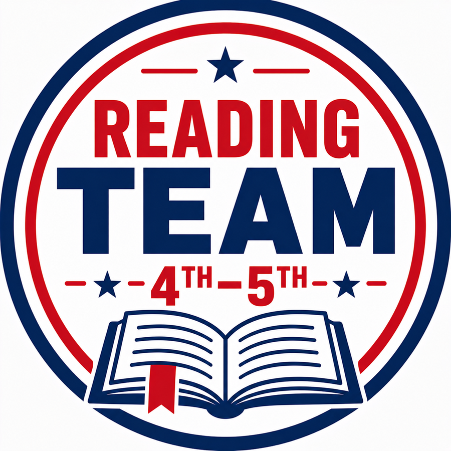 Reading Team in a circle with a book