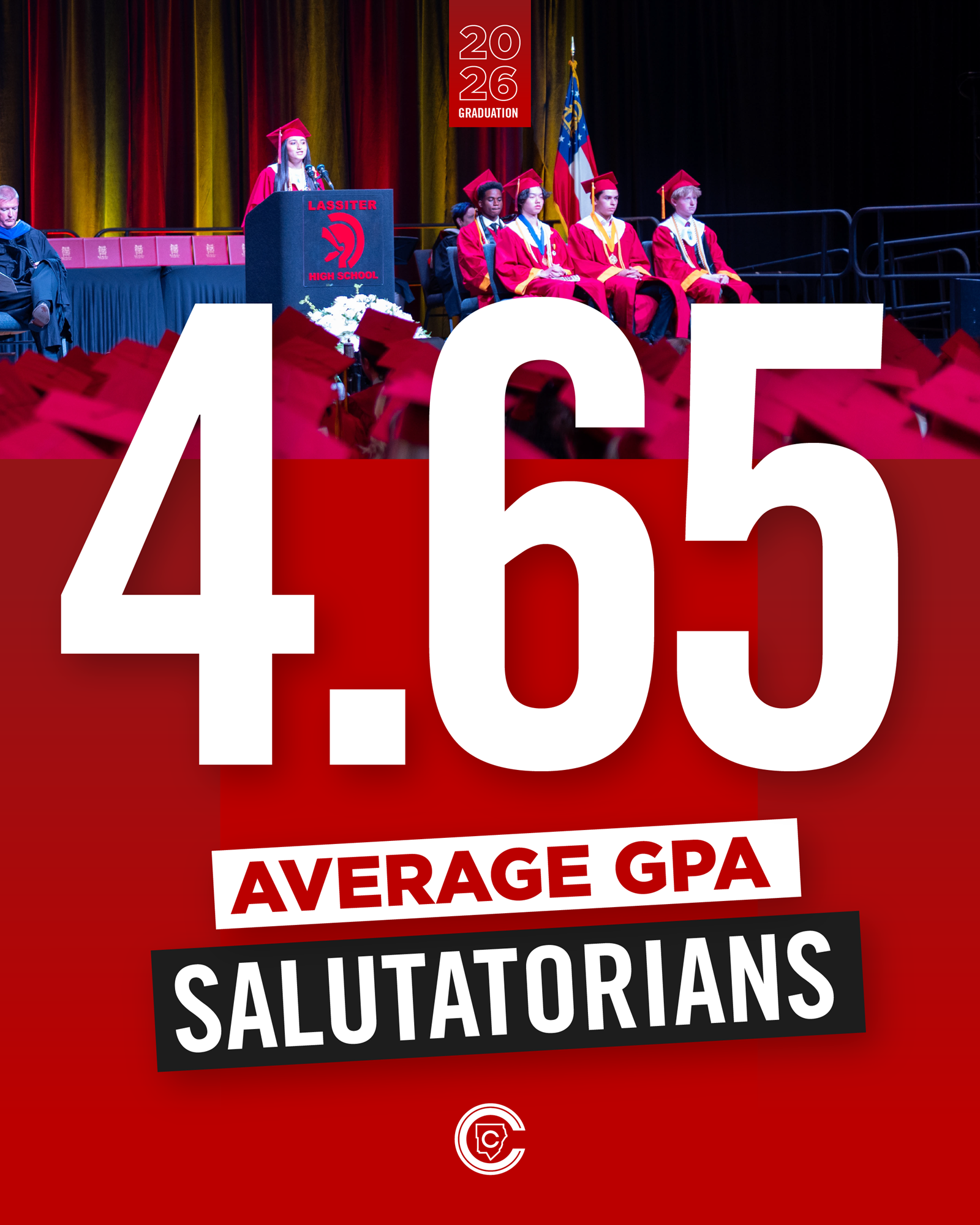 4.650 Average GPA Salutatorians