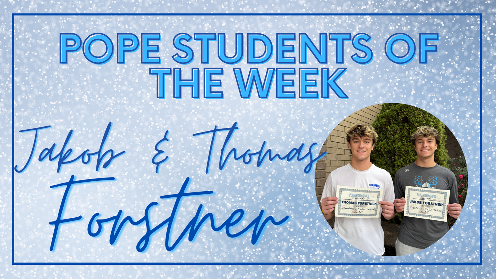 students of the week