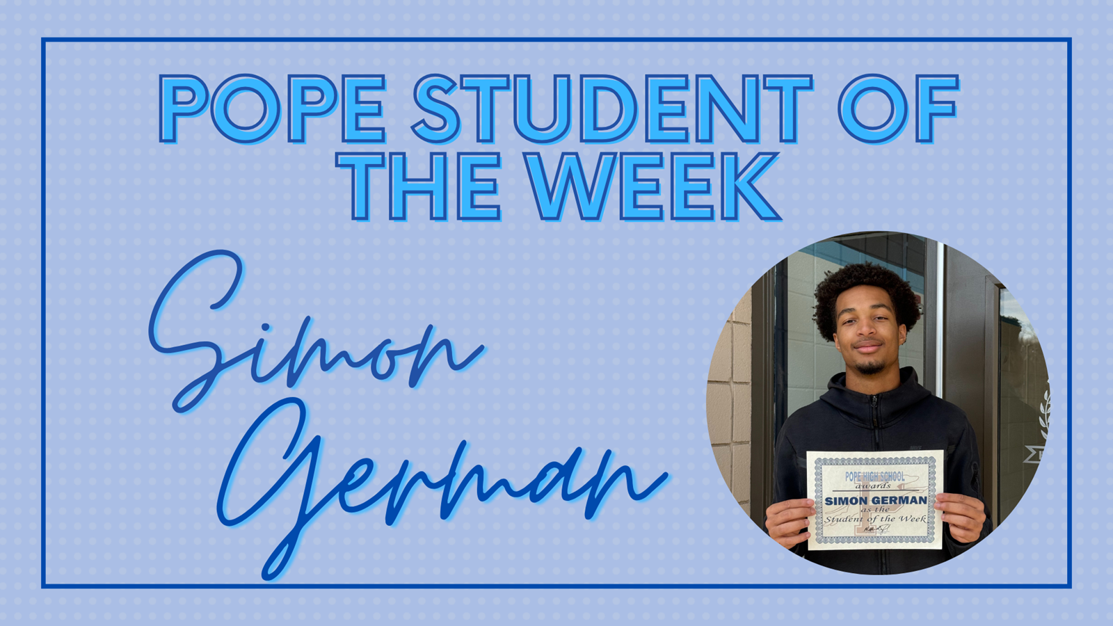 student of the week