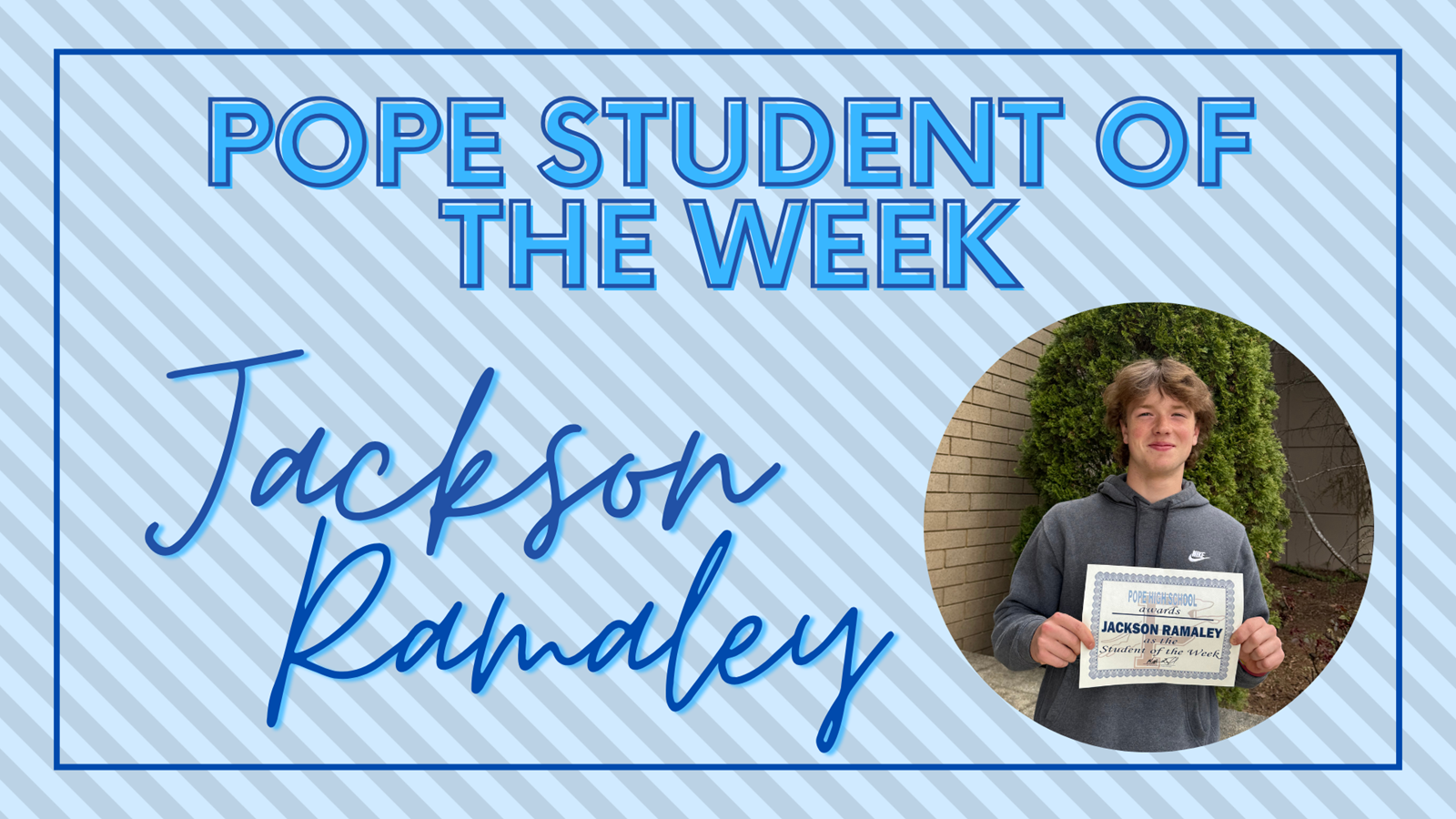 student of the week